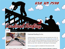 Tablet Screenshot of cardinalroofingcontractors.com